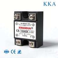 Chip Solid State Relay XIMANDUN TSMC Baru DA/DD/AA Fase Tunggal/Tiga Fase 8A-200A 3-32VDC/24-380VAC Garansi 12 Bulan