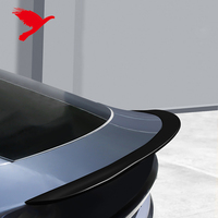 Pour Tesla Model Y 2025 2026 Accessoires extérieurs de voiture Becquet de coffre arrière Spoiler Aile Décoration Couverture 1PC