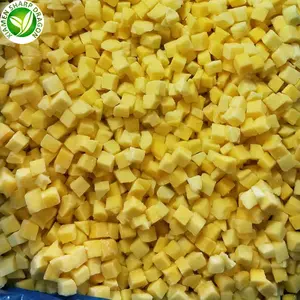 Wholesale IQF Best Deep Frozen Organic Green Raw Mango Pulp Fruit Sweet Diced Chunks Cubes Pieces Stick Half Cut Clised Bulk