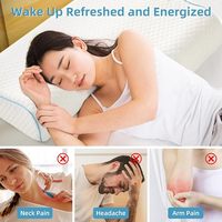 100% oreiller en tissu tricoté amovible en mousse à mémoire de forme et mousse à mémoire de forme pour les couples pour les dormeurs latéraux utilisation du lit et de la literie