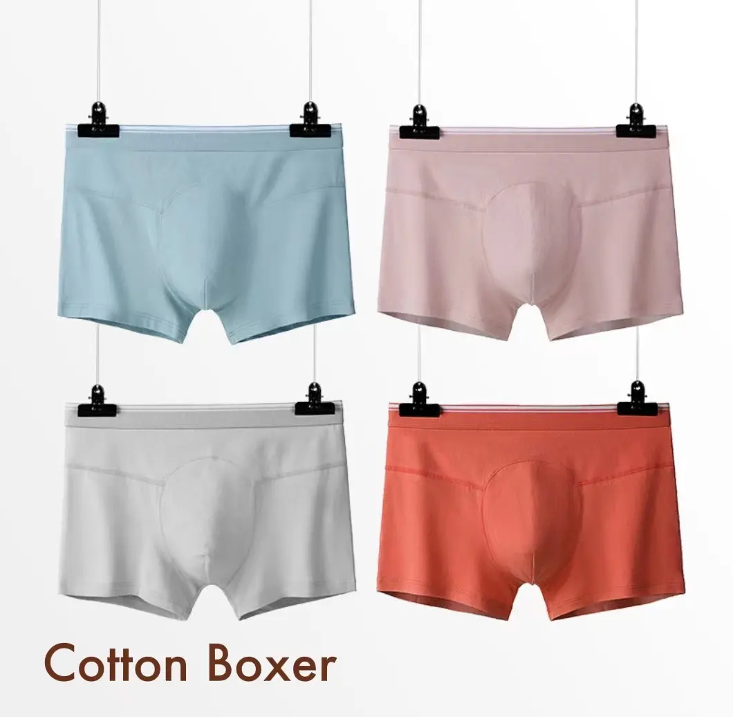 High Quality Men's Cotton Boxers for Men High Quality