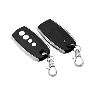 Pembuka Pintu Garasi Universal Go Remote Control Sakelar Jarak Jauh 433Mhz Kode Pembelajaran Rf Remote Control 4 Tombol Fob Kunci Mobil