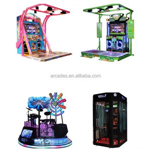 เครื่องเล่นเกมอาร์เคดหยอดเหรียญขายตรงจากโรงงาน เครื่องดนตรีเต้นรำเชิงพาณิชย์ เครื่องคาราโอเกะพร้อมตัวรับเหรียญ - Product Image 3