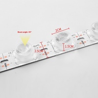 Bande LED latérale en aluminium 12V/24V à éclairage opposé, étanche pour extérieur, double face, pour boîte lumineuse publicitaire, indice de protection IP65 pour bus