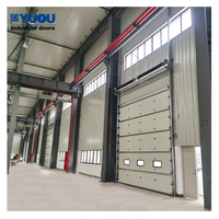 Puerta Seccional Motorizada Automática de Elevación Vertical de Alto Rendimiento y Excelente Seguridad