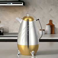 Vaso Térmico de Aluminio Qihua con Aislamiento al Vacío y Revestimiento de Vidrio, Diseño con Agarre Ergonómico, Regalo Empresarial Moderno y de Lujo