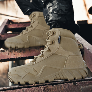 Stivali Tattici Leggeri e Impermeabili da Uomo all'Ingrosso Scarpe da Addestramento sul Campo per Esterni Scarponi da Escursionismo per Battaglia Reale - Product Image 3