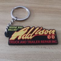 Porte-clés personnalisé en PVC 3D avec logo de marque, porte-clés tendance, excellent cadeau pour voiture