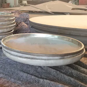 Matériau en alliage d'aluminium personnalisé tête hémisphérique conique elliptique en forme de plat