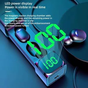 E50 Tws Wireless Headphones Sport Earphones <b>LED</b> Digital Display Headset With Charging Box Mini Earbuds - Product Image 6