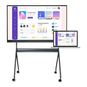 <span class=keywords><strong>Tableau</strong></span> interactif 55 pouces <span class=keywords><strong>tableau</strong></span> noir intelligent à écran plat interactif à écran tactile magnétique d'éducation portative pour l'école - Product Image 2