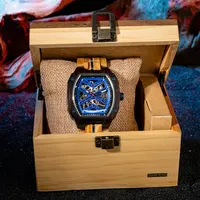 Bobobird - Custom Wood Men's Watch, Mechanical, Waterproof