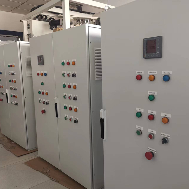 Plc Control Cabinet Electric Motor Control Panel 440v Plc Low Voltage Electrical Motor Control Cabinet