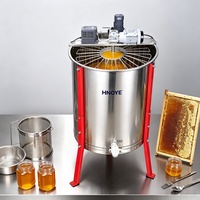 Extracteur de miel électrique 8 cadres en acier inoxydable 304, séparateur de miel réversible de qualité commerciale