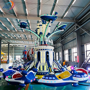 Manège pour enfants en plein air, avion à commande autonome pour 16 personnes, idéal pour les parcs d'attractions, en vente - Product Image 2