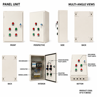 Boîtier de distribution électrique Huaxing LPZ30 personnalisé OEM ODM, en métal, indice de protection IP54, 6 prises, 400V 300A, pour extérieur