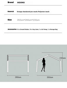 Tenda da Campeggio Modulare HOUMU per Quattro Stagioni, 6-8 Persone, Apertura Rapida Automatica, Tessuto Oxford 420D, Impermeabile 2000-3000mm - Product Image 2