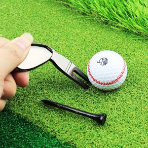 Venta al por mayor: Herramienta de golf de aleación de zinc con diseño de cuña, ecológica y duradera, con función de reparación de marcadores de campo. - Product Image 4