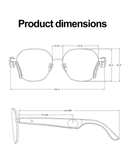 2025 Smart Glasses Wearable <strong>Headset</strong> with AI Assistant ChatGPT 4.0 Real-time 163 Translation Music BT Speaker Glasses - Product Image 4