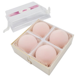 ฟองน้ำแต่งหน้าเนื้อครีมนุ่มพิเศษใช้ซ้ำได้ทรงลูกพีชแบบไม่มีลาเท็กซ์ - Product Image 3