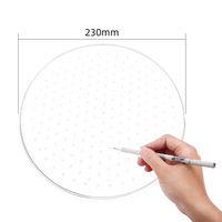 LEELONGS Douche de pluie surdimensionnée 23 cm à fixation murale, couverture complète, design chromé pour salle de bain et spa