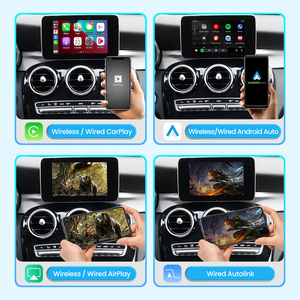 Interfaccia Carplay Android Auto 2025 Joyeauto per Audi Classe <span class=keywords><strong>A</strong></span>/<span class=keywords><strong>B</strong></span>/C/<span class=keywords><strong>S</strong></span>/GLK/GLA/ML/SLK/GLC 2012-2014, Mirror Link USB, Schermo Touch - Product Image 3