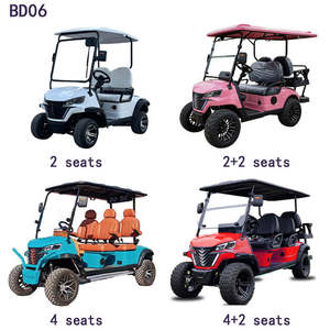 Carrito de Golf Seguro y Confiable para 2 Personas con Plataforma Abatible, Apto para Campos de Golf, Parques y Caminos Privados - Product Image 3