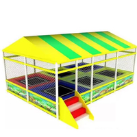 Parque de trampolín al aire libre para niños, parque infantil al aire libre, parque de trampolín para saltar, equipo de trampolín interior, parque de atracciones
