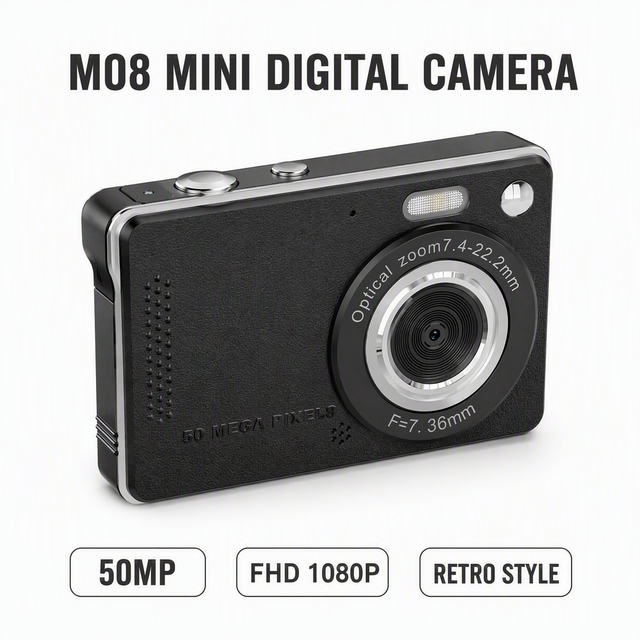 50MP HD 1080P Video Recording Compact Cam Fashion Design Multiple Colors Perfect Gift for Students Daily