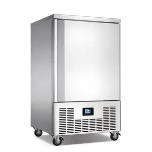 Fator Preço 10 Bandejas Refrigerador De Explosão De Aço Inoxidável Congelador De Choque Comercial Congelador para Restaurante