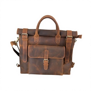 Bolso de Hombro Casual de Cuero Genuino, de Lujo, con Cierre de Cremallera, Impermeable, Ecológico, Ligero, de Gran Capacidad, Unisex - Product Image 2