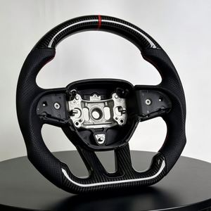 Volante Deportivo de Fibra de Carbono de Envío Rápido para Dodge Charger Challenger Grand <span class=keywords><strong>Cherokee</strong></span> <span class=keywords><strong>SRT</strong></span> GT RAM Trucks - Product Image 1