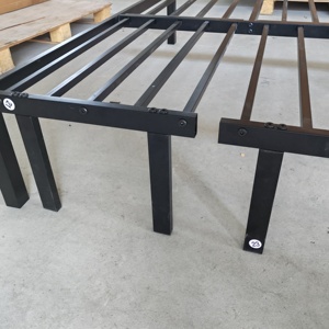 <span class=keywords><strong>Lit</strong></span> superposé convertible en métal avec <span class=keywords><strong>lit</strong></span> <span class=keywords><strong>gigogne</strong></span> coulissant pour adultes - Design moderne, gain de place, idéal pour chambre à coucher et appartement - Product Image 5