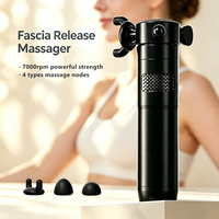 Outil de massage corporel ABS, 6 modes de vibration, marteau de percussion avec charge Type C pour la relaxation musculaire du corps