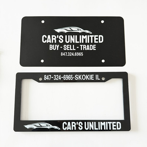 Cadres de <span class=keywords><strong>plaque</strong></span> d'<span class=keywords><strong>immatriculation</strong></span> de voiture sur mesure, couvre-<span class=keywords><strong>plaque</strong></span> d'<span class=keywords><strong>immatriculation</strong></span>, support de <span class=keywords><strong>plaque</strong></span> d'<span class=keywords><strong>immatriculation</strong></span> avec logo - Product Image 2