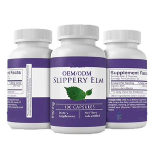 인기 판매 중인 슬리퍼 엘름 껍질 캡슐 위장 건강 보조제 슬리퍼 엘럼 캡슐 식물 추출물 - Product Image 3