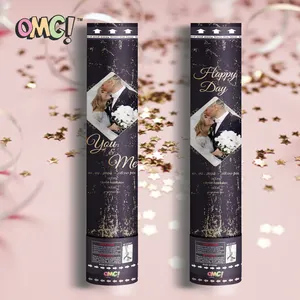 OMG 20 см 12 шт./упак. Mini Handheld Confetti Spring Party Popper Confetti Cannon