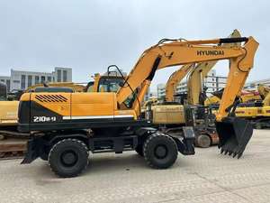 Venta caliente Hyundai 210w-9 Excavadora de ruedas de Corea Fácil operación con componentes centrales Motor Bomba - Product Image 4