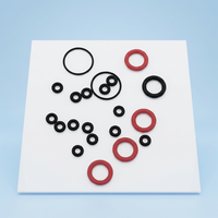 Kit d'étanchéité en caoutchouc EPDM résistant à l'huile, couleur personnalisée, qualité alimentaire, haute température, incluant des joints plats cylindriques flottants découpés sur mesure, conformes aux normes