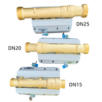 Compteur d'eau ultrasonique NB-IoT LoRaWAN DN15 DN20 DN25 Corps en laiton IP68 Écran LCD numérique Sans pièces mobiles Lecture à distance TFHT OEM Intelligent