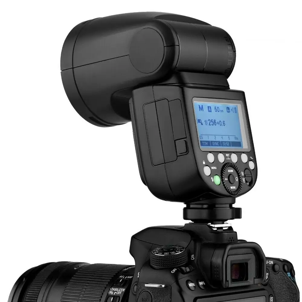 Godox V1 Flash V1C V1N V1S ไฟฉาย TTL 1/8000S HSS แบตเตอรี่ลิเธียม Speedlite Flash สำหรับกล้อง Canon Nikon Sony Flash