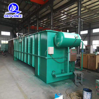 Machine de traitement des eaux usées par flottation à air DAF ODM Rayvance, productivité 1-50m/H, acier au carbone/acier inoxydable, garantie 1 an
