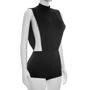 Viviblook J26RP174 Ropa de Verano para Mujer, Sexy, Sin Mangas, con Botones, Color Sólido, Plisado, Ajustado, Informal - Product Image 5