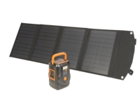 Panneau solaire usb lampe de poche, 100W 18V, avec sortie cc Type c/QC3.0, Charge pour Station électrique, Van, RV, route, Camping