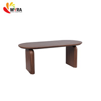 Table à manger télescopique extensible en bois de style européen, simple, pour la maison, petit appartement, forme ovale, style japonais rétro, bureau