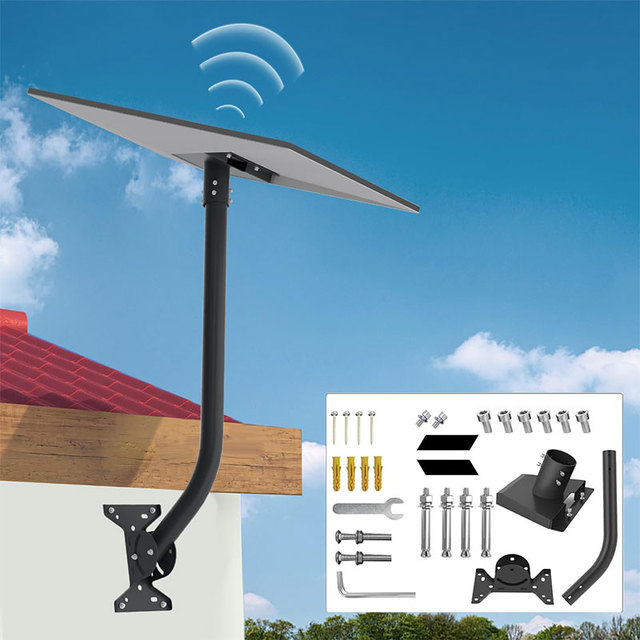 Universal Starlink Mounting Kit Starlink Roof Mount Starlink Bracket Antenna Mount Dish Mount for Starlink Mini Gen3 Accessories