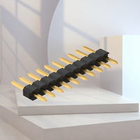 Conector de Cabezal de Pines DIP Recto de Una Fila Denentech de 2.54 mm y 25 mm de Altura para Aplicaciones en PCB