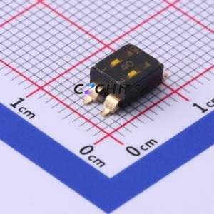 EMR-02-T-Q-T/R DIP Switch SMD-4P,5x6mm Switch ( Number of Switch Sections: 2 )( Lead Spacing: 2.54mm ) - Product Image 1