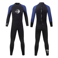 DIVESTAR Desain Baru Kustom 3mm Neoprena Ramah Lingkungan Bernapas dengan Ritsleting Belakang Tahan Air Pelindung Termal untuk Menyelam Dewasa Pria