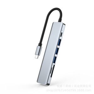 <span class=keywords><strong>USB3</strong></span>.<span class=keywords><strong>1</strong></span> để cho HDMI Adapter 7 trong <span class=keywords><strong>1</strong></span> USB C HUB USB Loại C để cho HDMI & <span class=keywords><strong>USB3</strong></span>.0 với TF SD Đầu đọc thẻ cho MacBook <span class=keywords><strong>Pro</strong></span> trong kho - Product Image 5